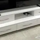 طاولة تلفزيون - ابيض   TV table - White 180cm