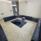 مساندشبة جديد استعمال نظيف مرة مع ستارة وكآمل ملحقاتها