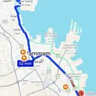 خدمة توصيل و التزام يومي من القطيف الى الخبر
