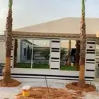 زراعة النخيل الوشنطن وزرعه العشب الطبيعي وزرعه الشجار وتسيك