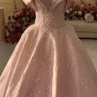 فستان شبكه بتصميم بوتيك نوره