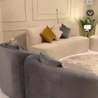 كنب صالة دائري للبيع شبة جديد