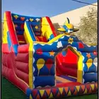 نطيطات زحليقه مائيه ملعب صابوني