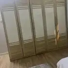 سرير مع مرتبة ودولاب واثنين كومودينا