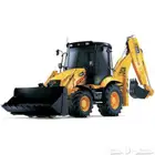 عرجا جي سي بي jcb موديل 2018 شبه جديدة للايجار الشهري فقط