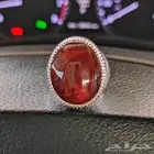 للبيع خاتم عقيق يماني كبدي