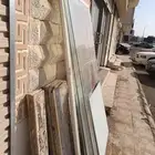 باب محل قزاز الومنيوم