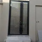 ابواب ليزر ابواب المنيوم درابزين ابواب خشب مع ضمان