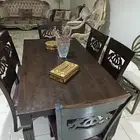 طاولة طعام خشب ماليزي