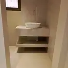 خلي مغسلتك نفس لون البرسلان يلي مركب في الحمام تبعك