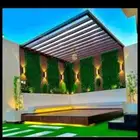 جلسات خارجيه تنسيق حدايق مضلات سواتر برجولات مضلات سيارات ود