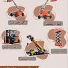 ايجار كرينات جميع احجامها بوكلينات رافعات شوككيه سيزرلفت