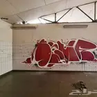 رسامة جداريات وفعاليات وخط جرافيتي