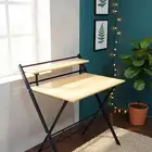 طاولة مكتبية مع رف صغير ( توصيل لجميع مناطق المملكة )