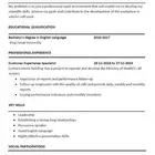 سيرة ذاتية cv احترافية بنظام ATS