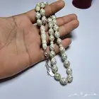 سبح عاج مطعه بالفضه