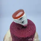 خواتم فضه احجار عقيق مشكله