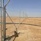 نقوم بتركيب الشبوك والاسوار الامنيه وجميع أعمال الحداده