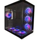 كيس بيسي قيمنق GTW - GT-F7CB001 V2 لون اسود بي 7 مراوح