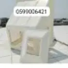 شبابيك شوك طيور غطاء مكيف للفائيبر جلاس مع التركيب بدون الر