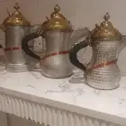 3 دلال وبريق شاهي جديدة نحاس سوري جديد لم تستخدم