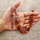 مسباح عقيق و فضة