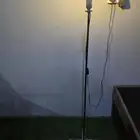 لمبه مع عامود على كهرباء تصلح للبيوت والرحلات