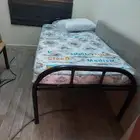 سرير حديد دور سرير دورين مخدات مفارش لحافات بطانيات