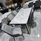 طاولات طعام رخام ب اشكال فخمه