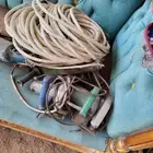 عدة 4منشار و2صاروخ وتناية حديد وعتلة