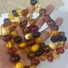 سبحة كهرمان بلطيقي طبيعي حر ماكنتوش قديم قص يدوي