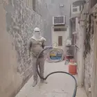 ازاله الاصباغ القديمه بالرمل صنفره حديد تخشين خرسانه
