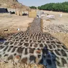 معلم حجر رباريب ممرات قوايم تلابيس جدران انترلوك بندورات