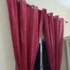 ستارة مخمل الون احمر