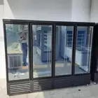 ثلاجات وفريزرات عرض زجاج عامودي اسود