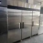 ثلاجه ستيل ثلاثه ابواب مستخدمه شبه جديد