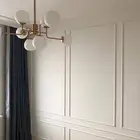 اطارات براوزي مربعات. فوم ورق جدران قماشي لينن نعلات فيبر