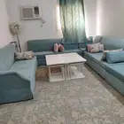 الكنب للبيع اربع حبات وزاويه