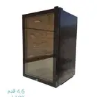 ثلاجة ستار واي صغيرة باب واحد زجاج خط220 اسود