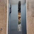 باب حديد صاج مع مرايا