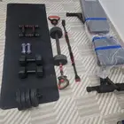 مقعد رفع الأثقال. ووزن 5 كيلو و 2كيلو