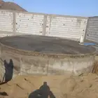 مقاول معماري عماير خزانات مدور احواش شعبي ومسلح مسابح 050494