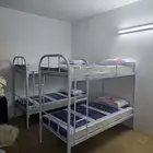 سرير حديد دولاب حديد مراتب  طبي بطانيه و مخده جديد