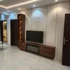 ديكور شاشه مع مدفئه كهربائيه