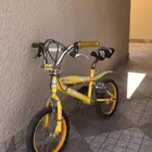 سيكل اصفر صغير شبة جديد على السوم