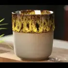 اكواب القهوة السيراميك الخزفي 150 مل جميل وفخم