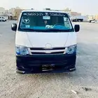 تويوتا باص هايس موديل 2014 الايجار مع سواق