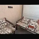 اربع كراسي جديده كويتيه مع الاغطيه