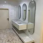 تصنيع مغاسل رخام طبيعي وصناعي حسب المقاس والشكل مع التركيب