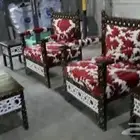 كراسي شعبيه وتراثيه وجلسات كفي وحدائق وكوفي